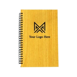 Wooden Diary Journal Engraved | With Your Business Name or Logo