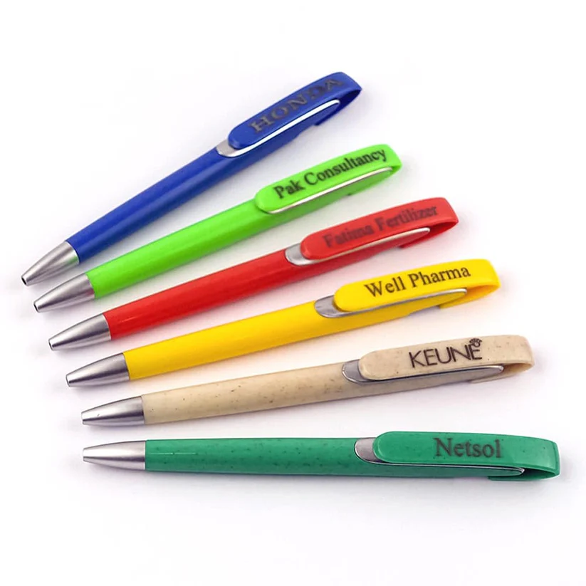 Elegant Colored Pen with Custom Business Logo Printing/Engraving - Image 2